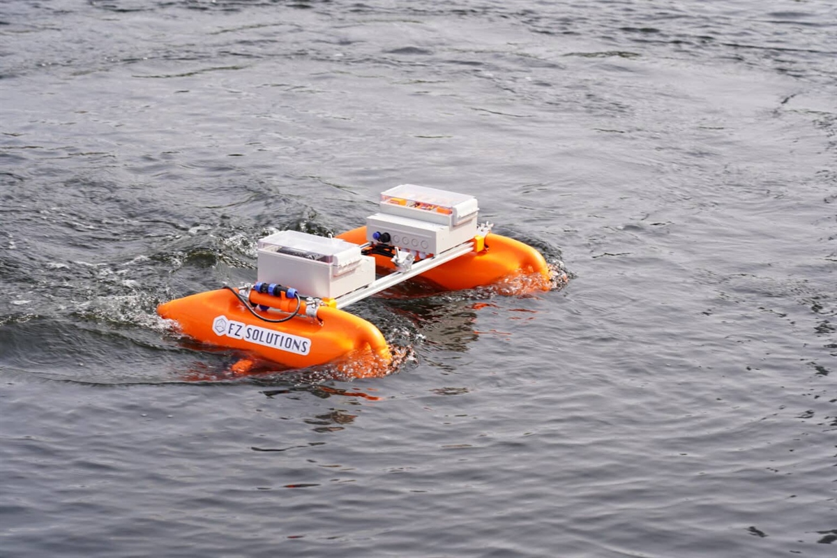 Dronen Pamela fra F&Z Solutions. Foto: Lars Bugge Aarset/Ocean Autonomy Cluster