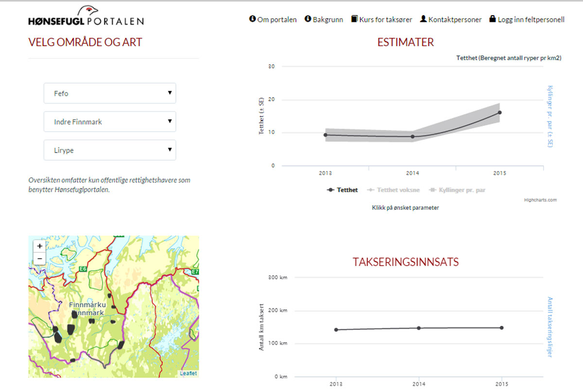 Slik blir den nye Hønsefuglportalen