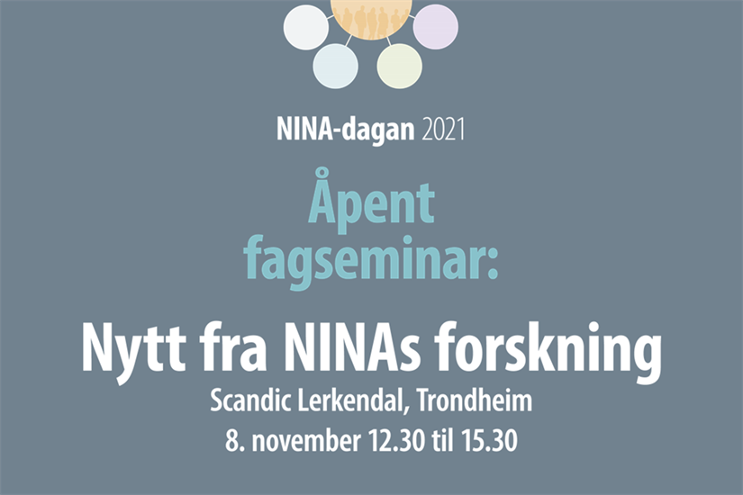 Åpent fagseminar: Nytt fra NINAs forskning