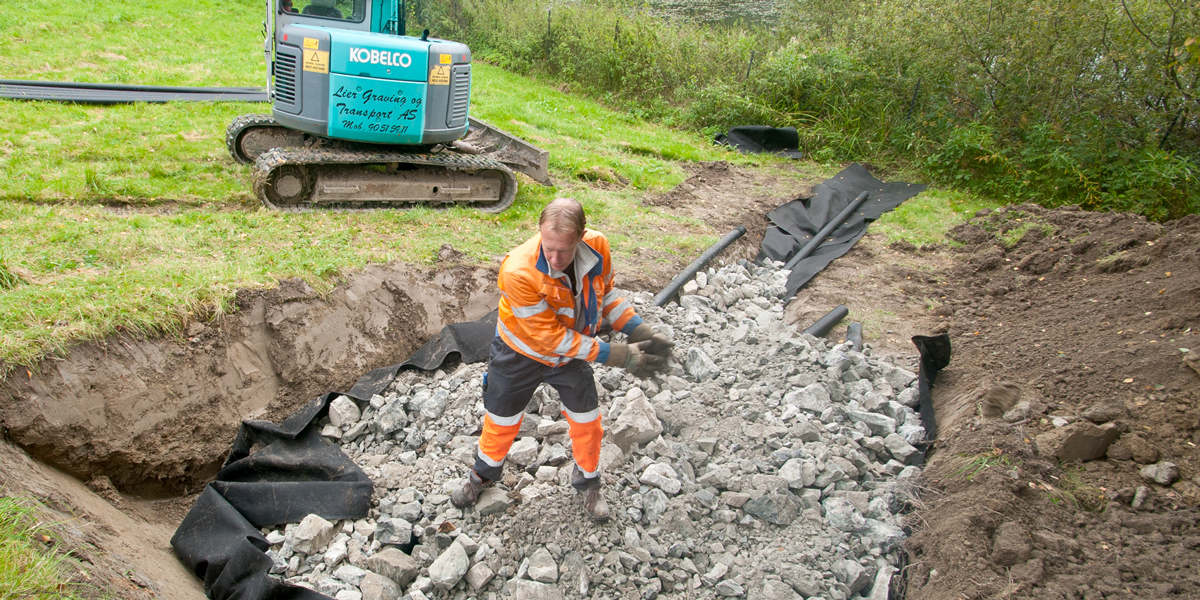 Salamanderhotell under oppføring. Foto Børre K. Dervo